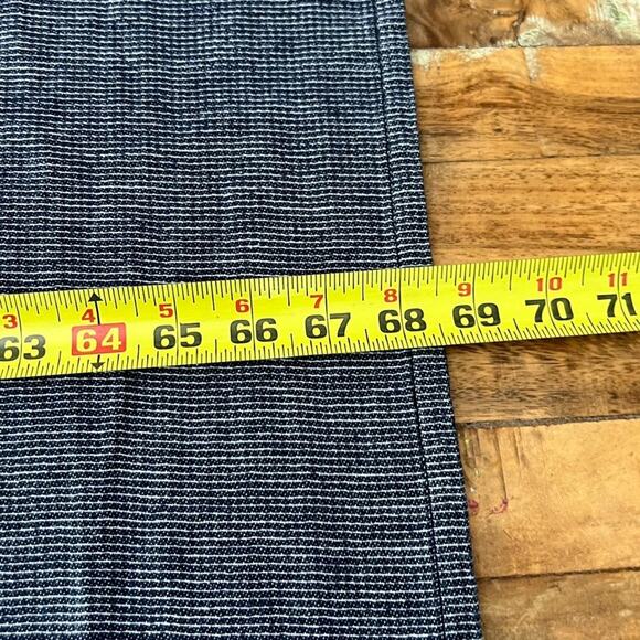 Project 62 Shower Curtain 68 x 64" 100% Cotton Blue and White Striped - Picture 9 of 10